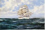 Dennis Miller Bunker Seascape, boats, ships and warships. 09 oil painting on canvas